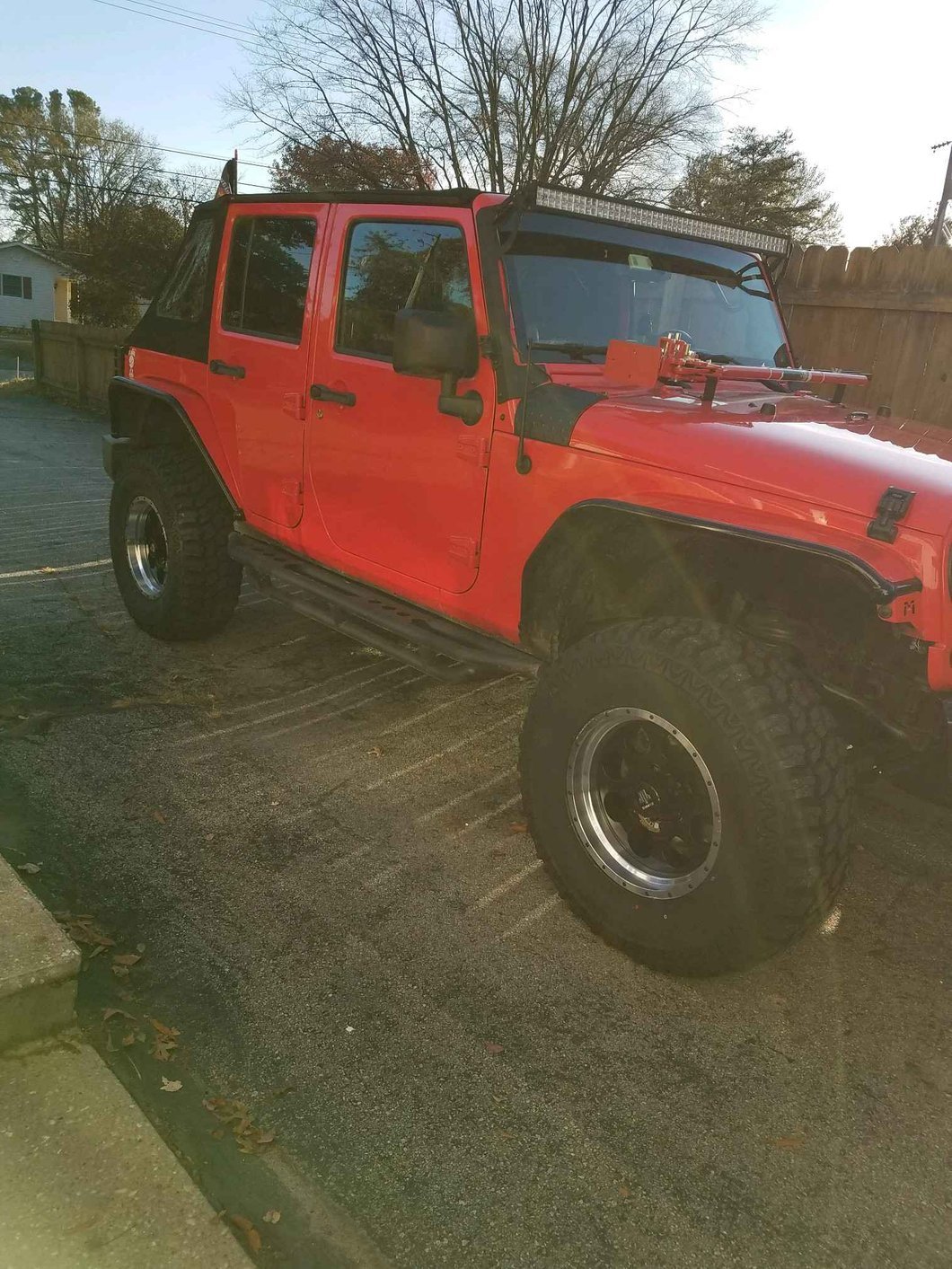 Mammoth 8 Aluminum Simulated Beadlock Black Wheel; 17x9; -6mm Offset (07-18 Jeep Wrangler JK)