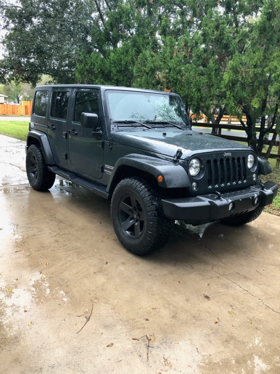 Mammoth Moab Black Wheel; 17x9; -6mm Offset (07-18 Jeep Wrangler JK)