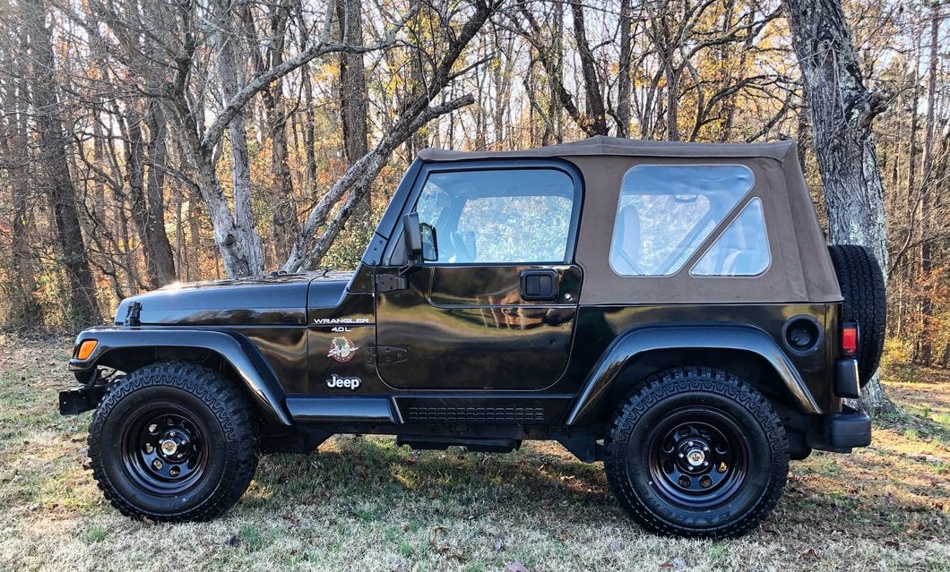 Mammoth 8 Black Steel Wheel; 15x8; -19mm Offset (97-06 Jeep Wrangler TJ)