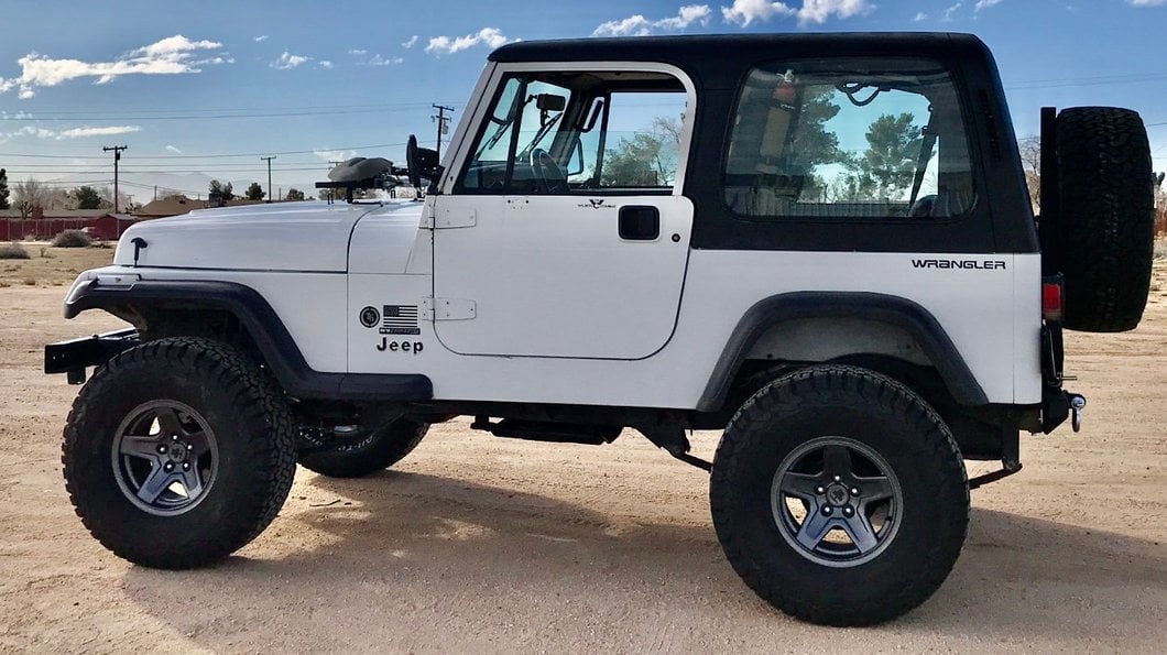 Mammoth Boulder Charcoal Wheel; 15x8; -19mm Offset (87-95 Jeep Wrangler YJ)
