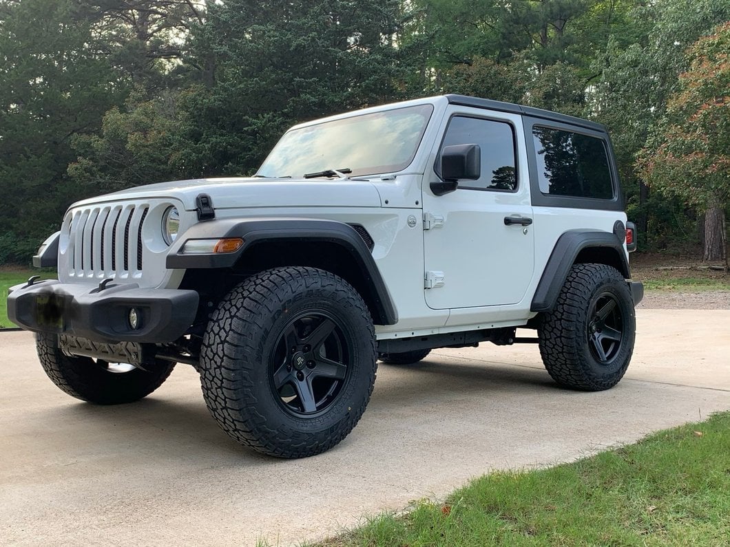 Mammoth Boulder Matte Black Wheel; 17x9; -6mm Offset (18-25 Jeep Wrangler JL)