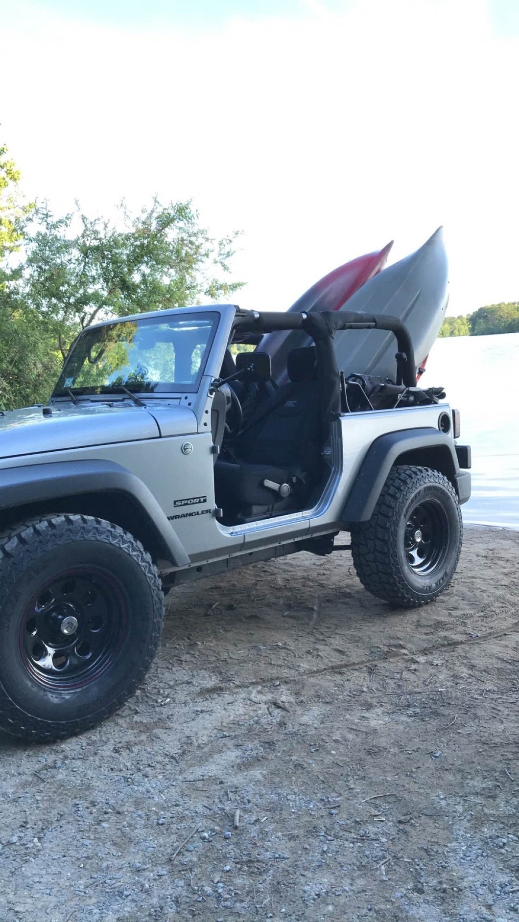 Mammoth 8 Steel Black Wheel with Polished Center Cap; 17x9; -6mm Offset (07-18 Jeep Wrangler JK)
