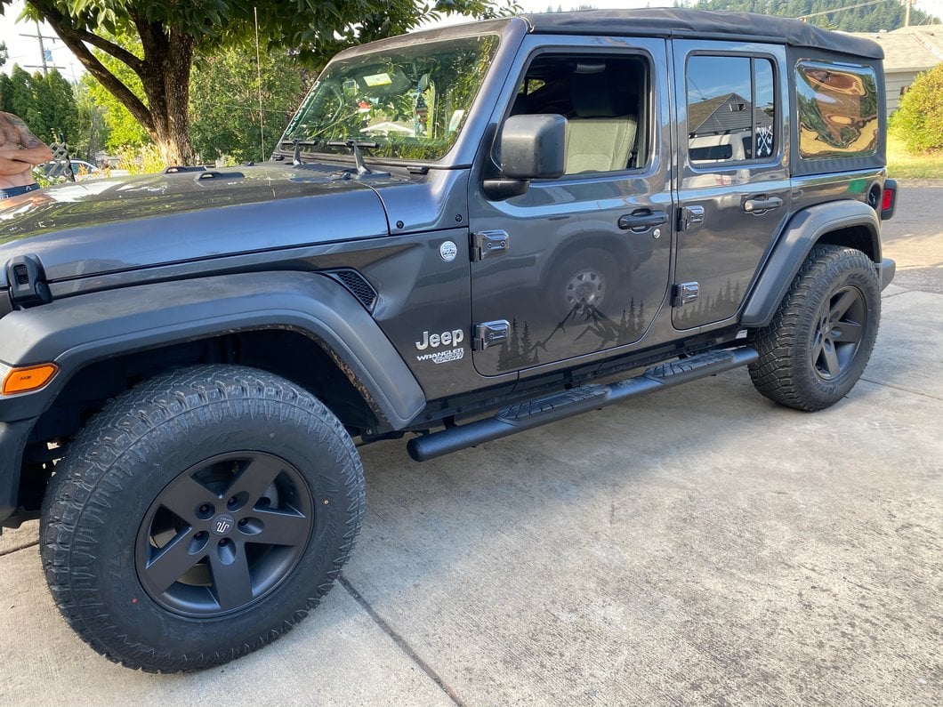 Mammoth Moab Charcoal Wheel; 17x9; -6mm Offset (18-25 Jeep Wrangler JL)
