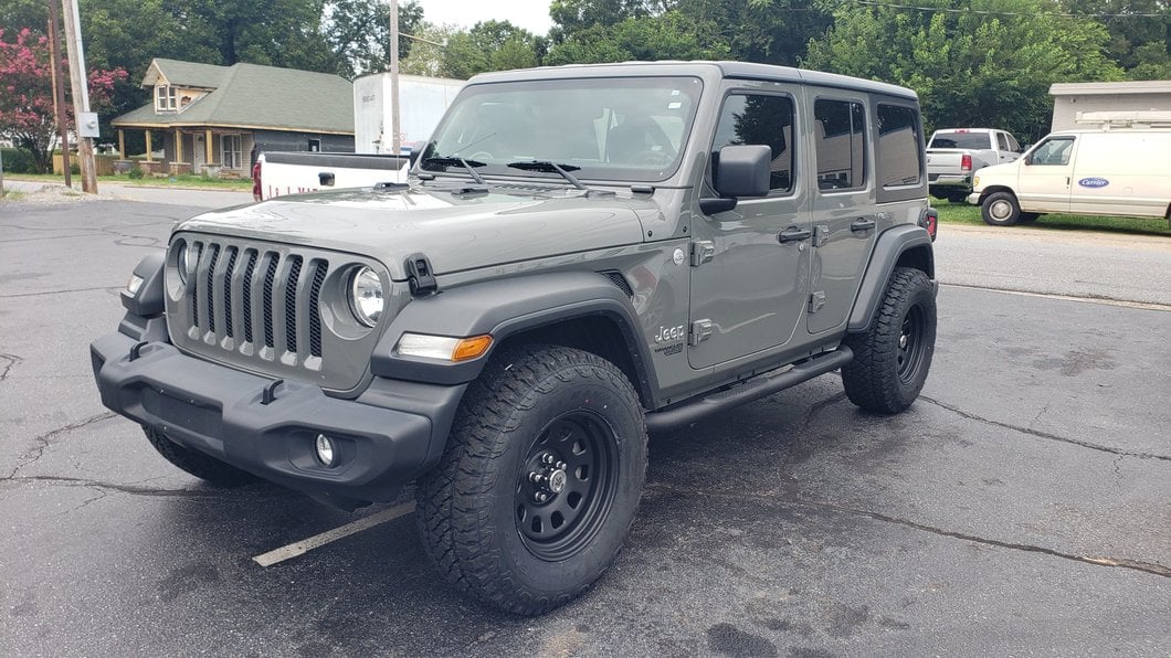 Mammoth D Window Matte Black Steel Wheel; 17x9; -6mm Offset (18-25 Jeep Wrangler JL)