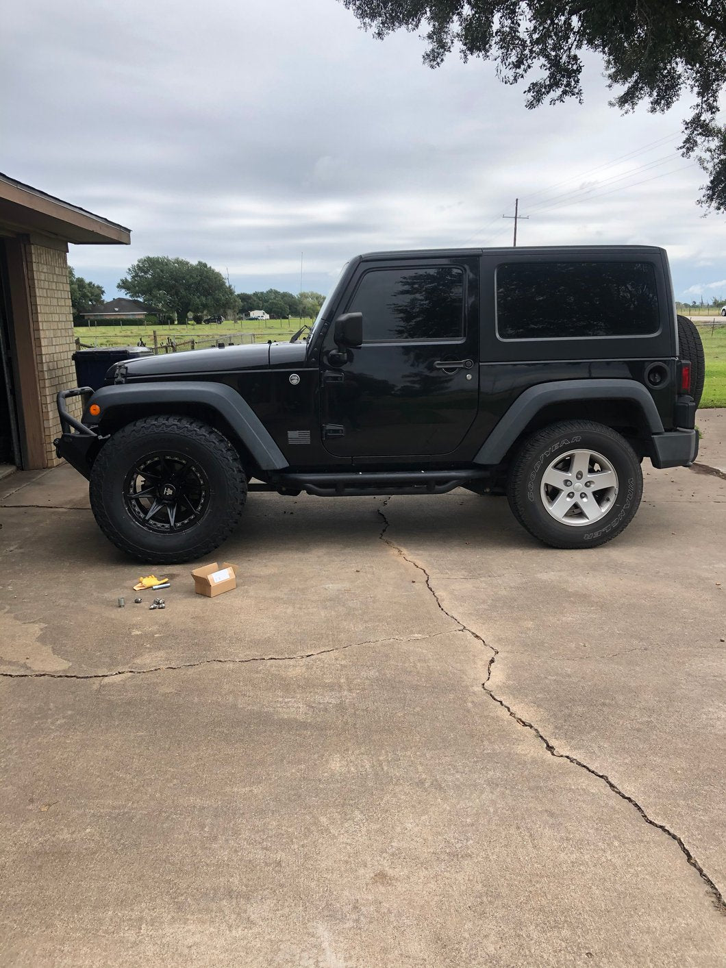Mammoth Type 88 Matte Black Wheel; 17x9; -6mm Offset (07-18 Jeep Wrangler JK)