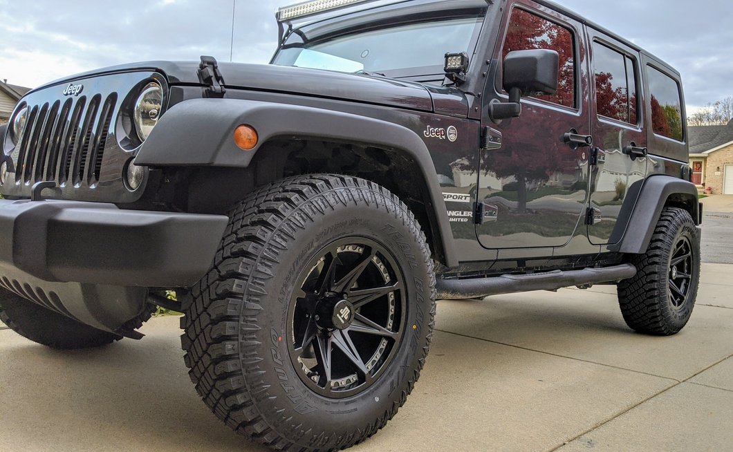 Mammoth Type 88 Matte Black Wheel; 17x9; -6mm Offset (07-18 Jeep Wrangler JK)