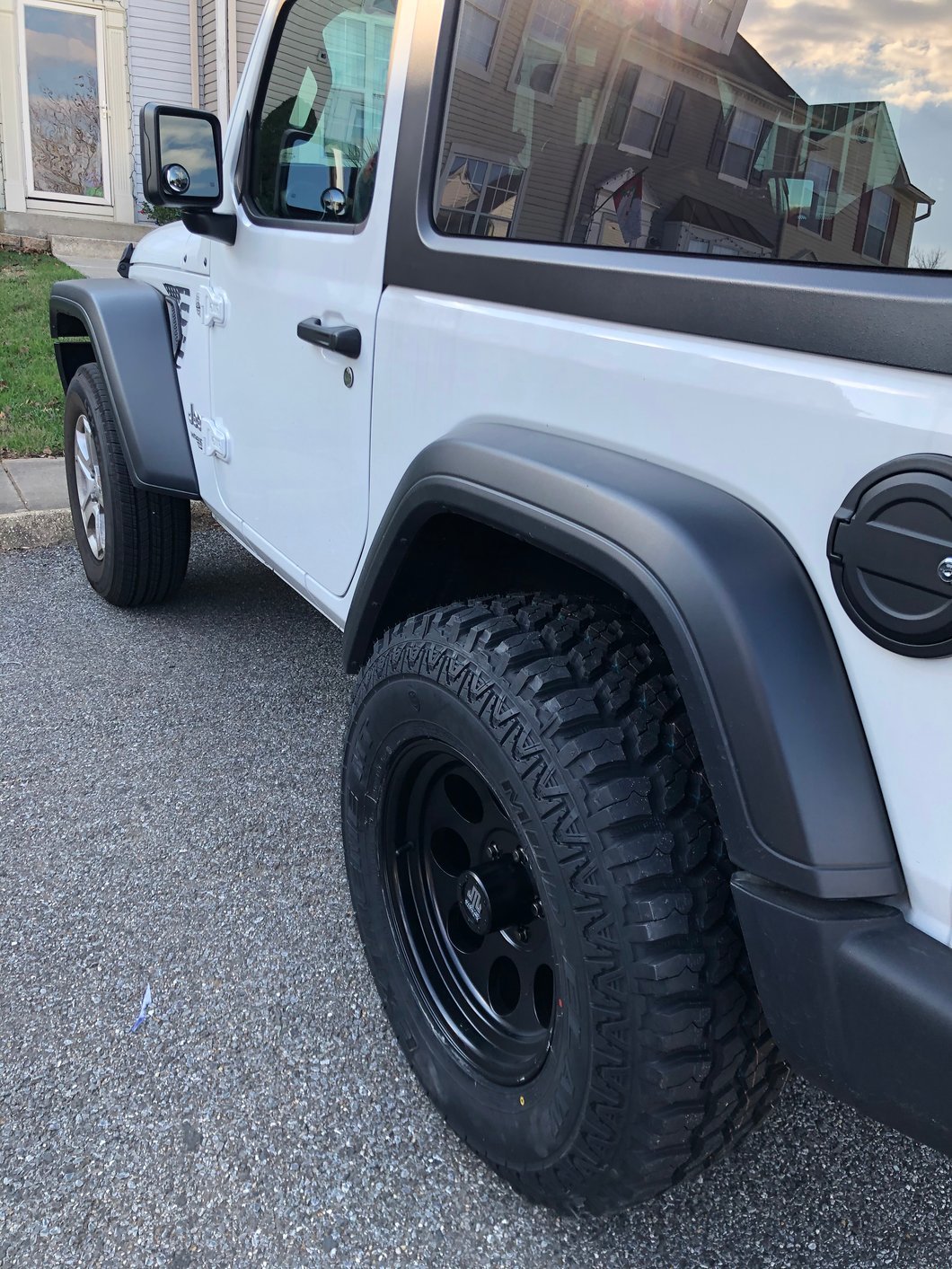 Mammoth 8 Aluminum Matte Black Wheel; 17x9; -6mm Offset (18-25 Jeep Wrangler JL)