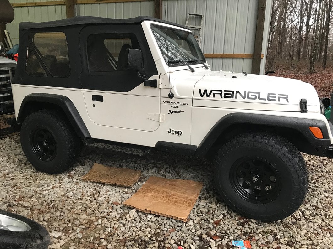 Mammoth 8 Matte Black Wheel; 15x8; -20mm Offset (97-06 Jeep Wrangler TJ)