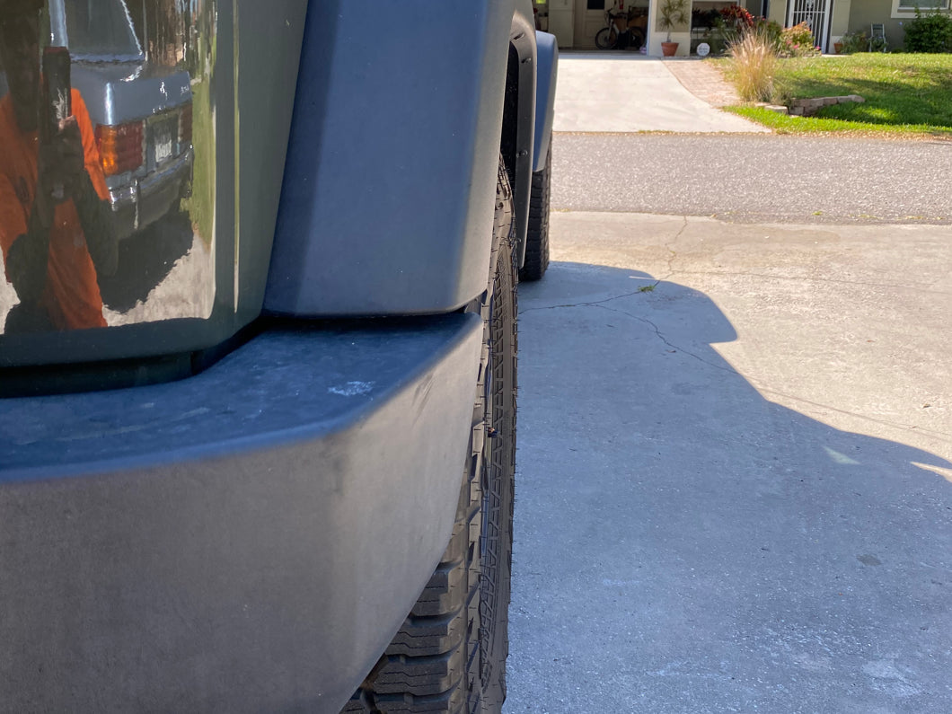 Mammoth 2-Inch Billet Wheel Spacers; Black (07-18 Jeep Wrangler JK)