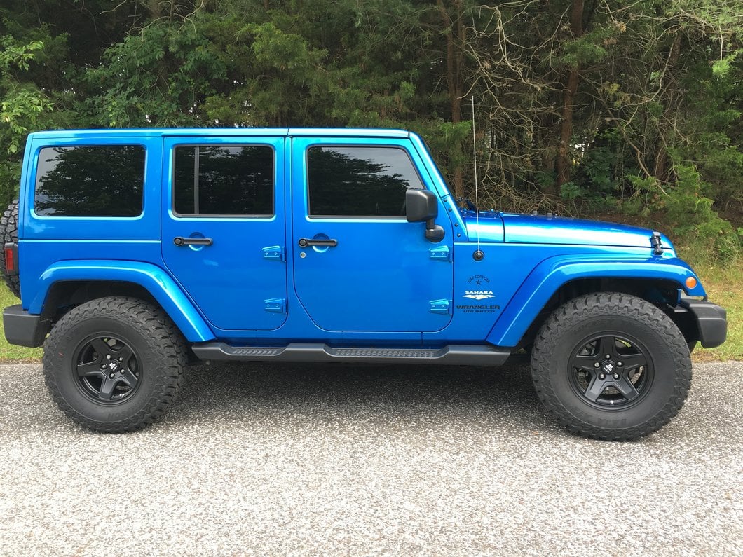 Mammoth Boulder Black Wheel; 16x8; 0mm Offset (07-18 Jeep Wrangler JK)