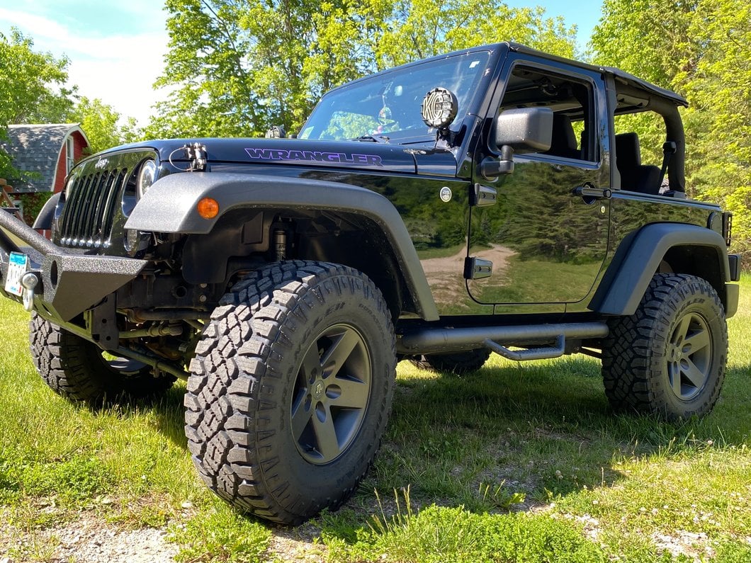 Mammoth Moab Charcoal Wheel; 17x9; -6mm Offset (07-18 Jeep Wrangler JK)