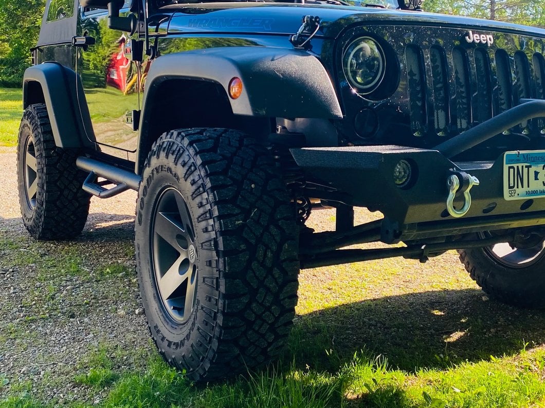 Mammoth Moab Charcoal Wheel; 17x9; -6mm Offset (07-18 Jeep Wrangler JK)