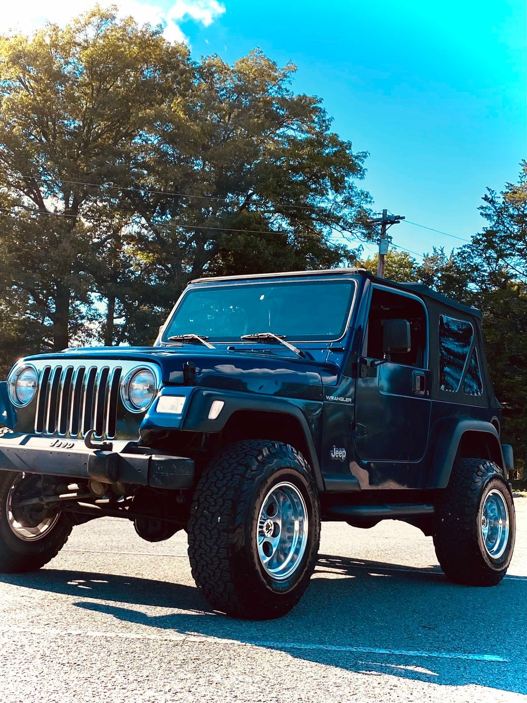 Mammoth 8 Aluminum Polished Wheel; 15x10; -44mm Offset (97-06 Jeep Wrangler TJ)