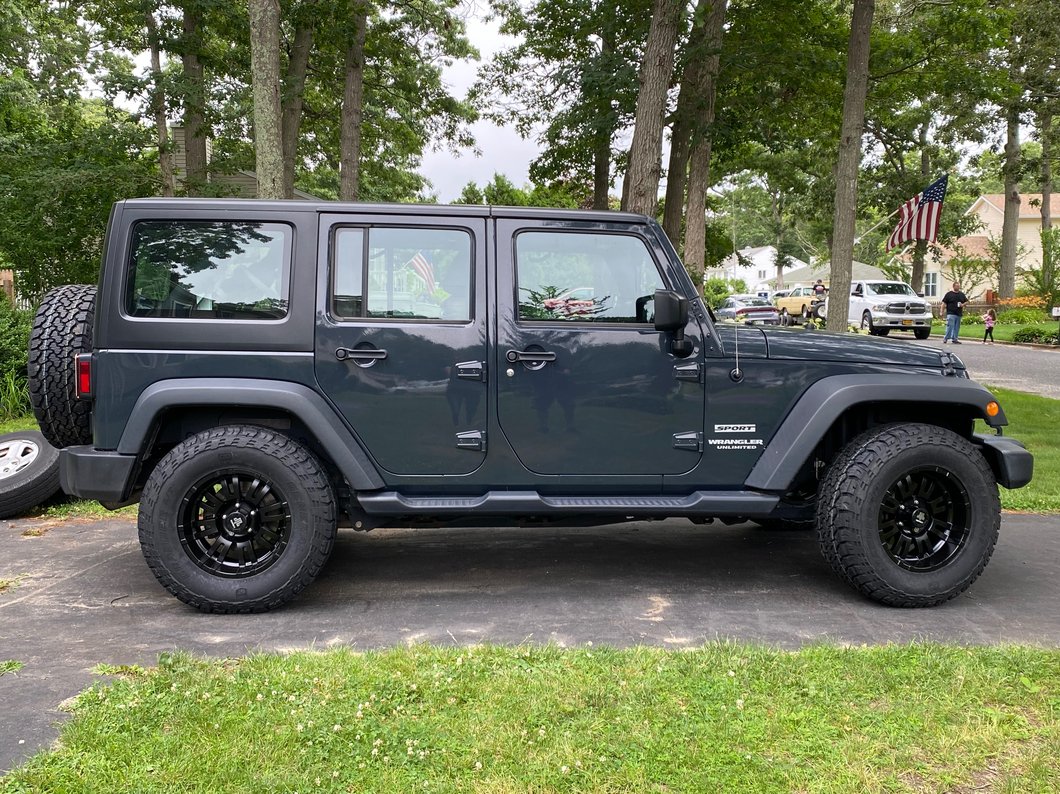 Mammoth Krawler Matte Black Wheel; 17x9; -6mm Offset (07-18 Jeep Wrangler JK)