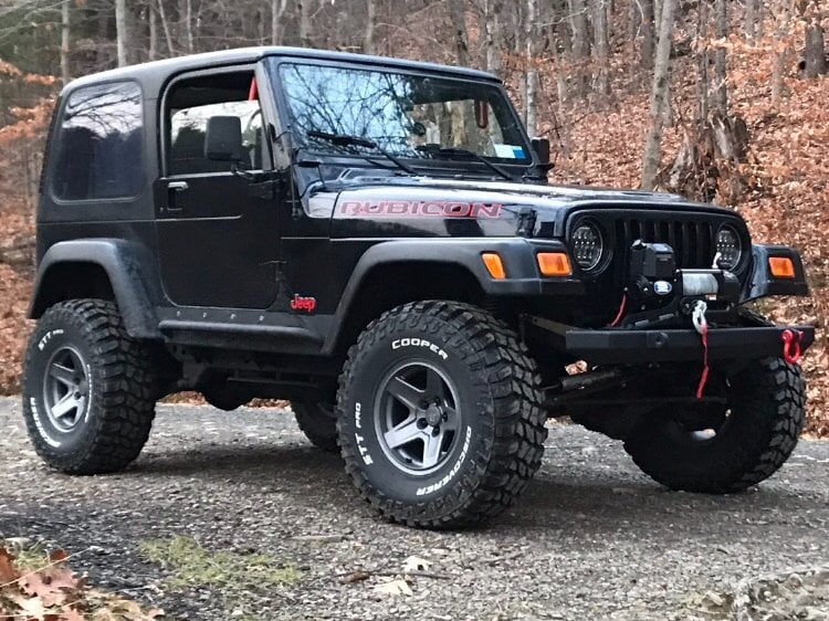 Mammoth Boulder Charcoal Wheel; 15x8; -19mm Offset (87-95 Jeep Wrangler YJ)