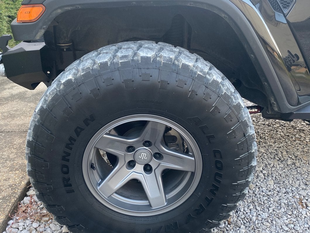 Mammoth Boulder Charcoal Wheel; 17x9; -6mm Offset (20-25 Jeep Gladiator JT)