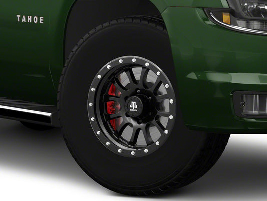 Mammoth 12 Hole Satin Black 6-Lug Wheel; 17x9; -6mm Offset (15-20 Tahoe)