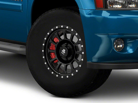 Mammoth 12-Hole Satin Black 6-Lug Wheel; 17x8.5; 0mm Offset (07-14 Tahoe)