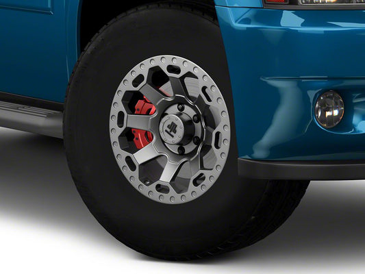 Mammoth Synister Charcoal 6-Lug Wheel; 17x9; -6mm Offset (07-14 Tahoe)