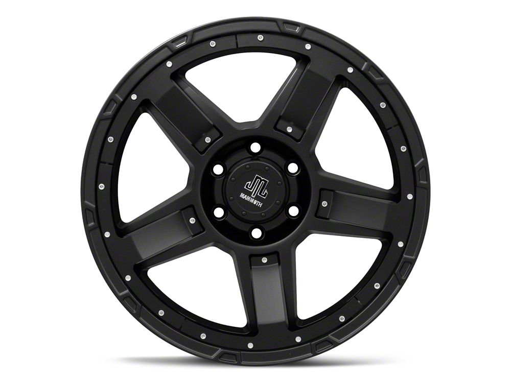 Mammoth Cliff Hanger Matte Black 6-Lug Wheel; 20x9; -6mm Offset (23-25 Canyon)