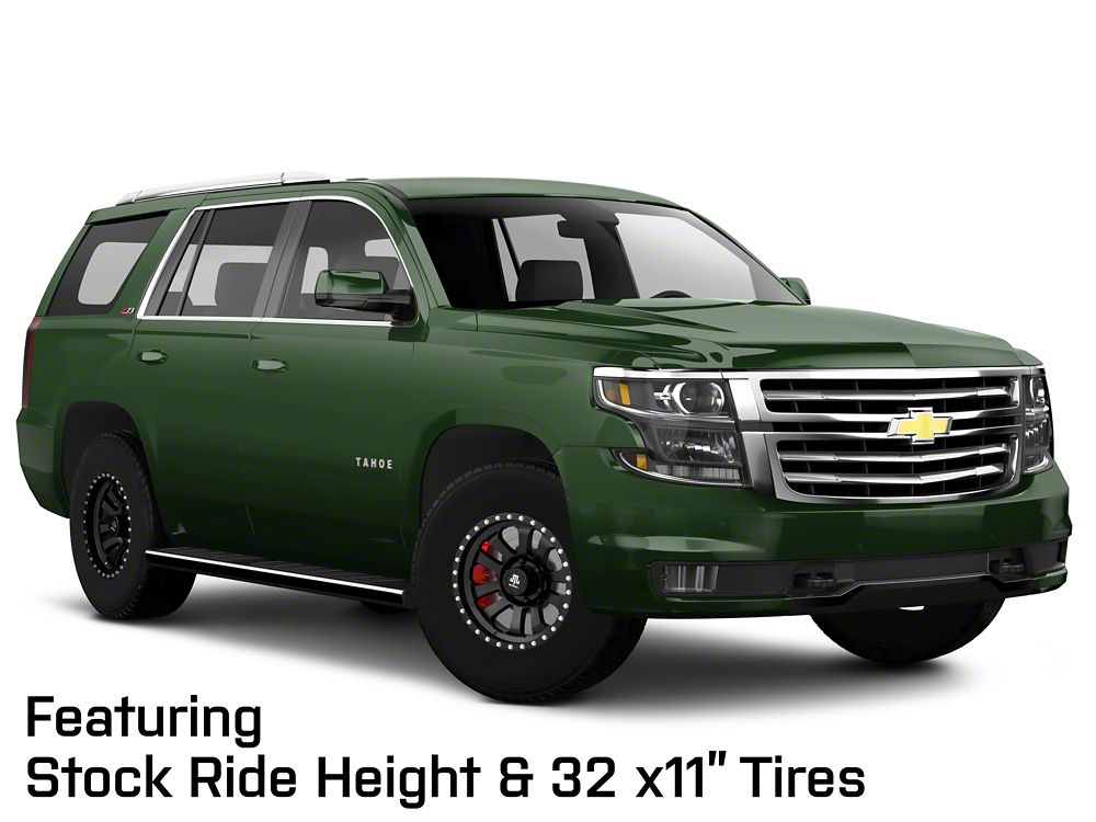 Mammoth 10-Spoke Beadlock Matte Black 6-Lug Wheel; 17x9; -6mm Offset (15-20 Tahoe)