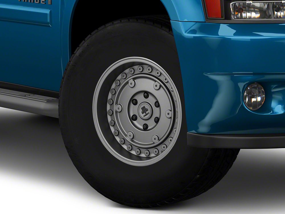 Mammoth Militant Charcoal Wheel; 17x9.5; -18mm Offset (07-14 Tahoe)