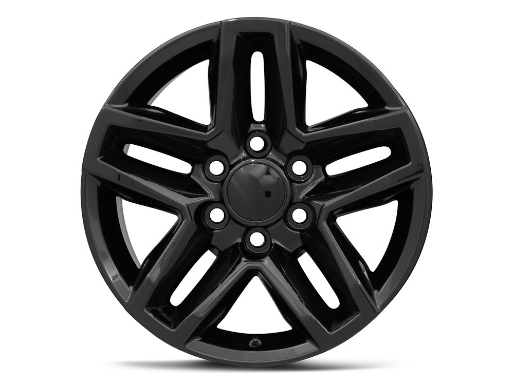 Mammoth Trail Boss Style Black 6-Lug Wheel; 18x8.5; 26mm Offset (21-25 Tahoe)