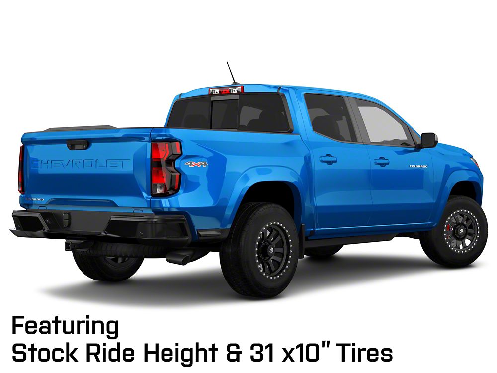 Mammoth 10-Spoke Beadlock Matte Black 6-Lug Wheel; 17x9; -6mm Offset (23-25 Colorado)