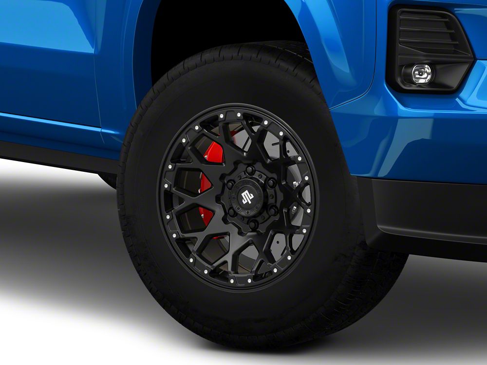 Mammoth Vex Satin Black Machined 6-Lug Wheel; 17x9; -6mm Offset (23-25 Colorado)