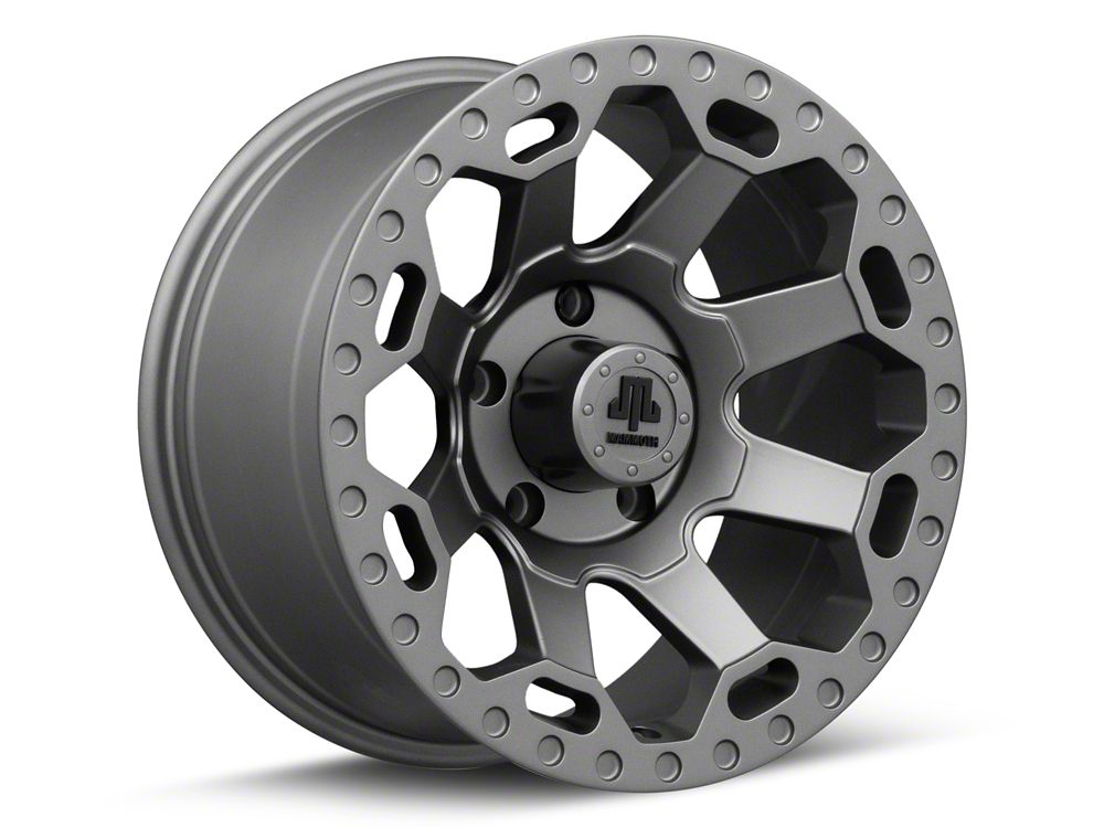 Mammoth Synister Charcoal 5-Lug Wheel; 17x9; -6mm Offset (05-11 Dakota)