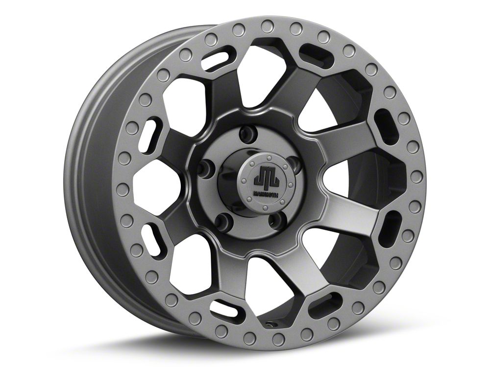Mammoth Synister Charcoal 5-Lug Wheel; 17x9; -6mm Offset (05-11 Dakota)