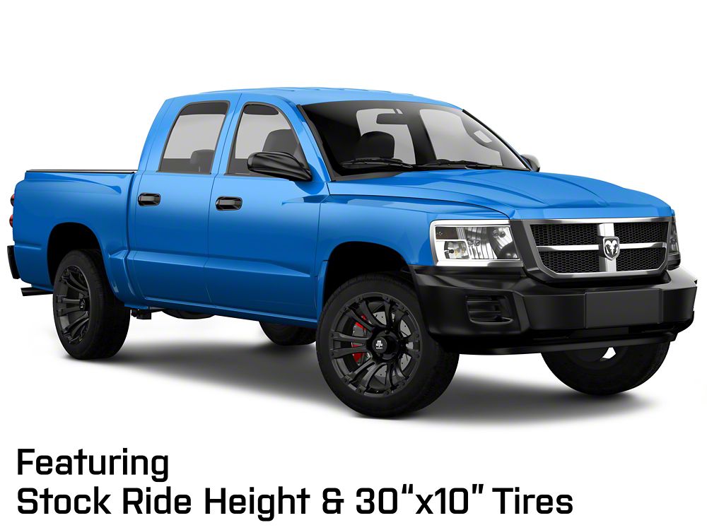 Mammoth Madness Matte Black 5-Lug Wheel; 20x10; -18mm Offset (05-11 Dakota)