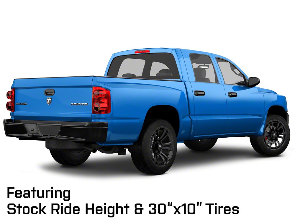 Mammoth Madness Matte Black 5-Lug Wheel; 20x10; -18mm Offset (05-11 Dakota)