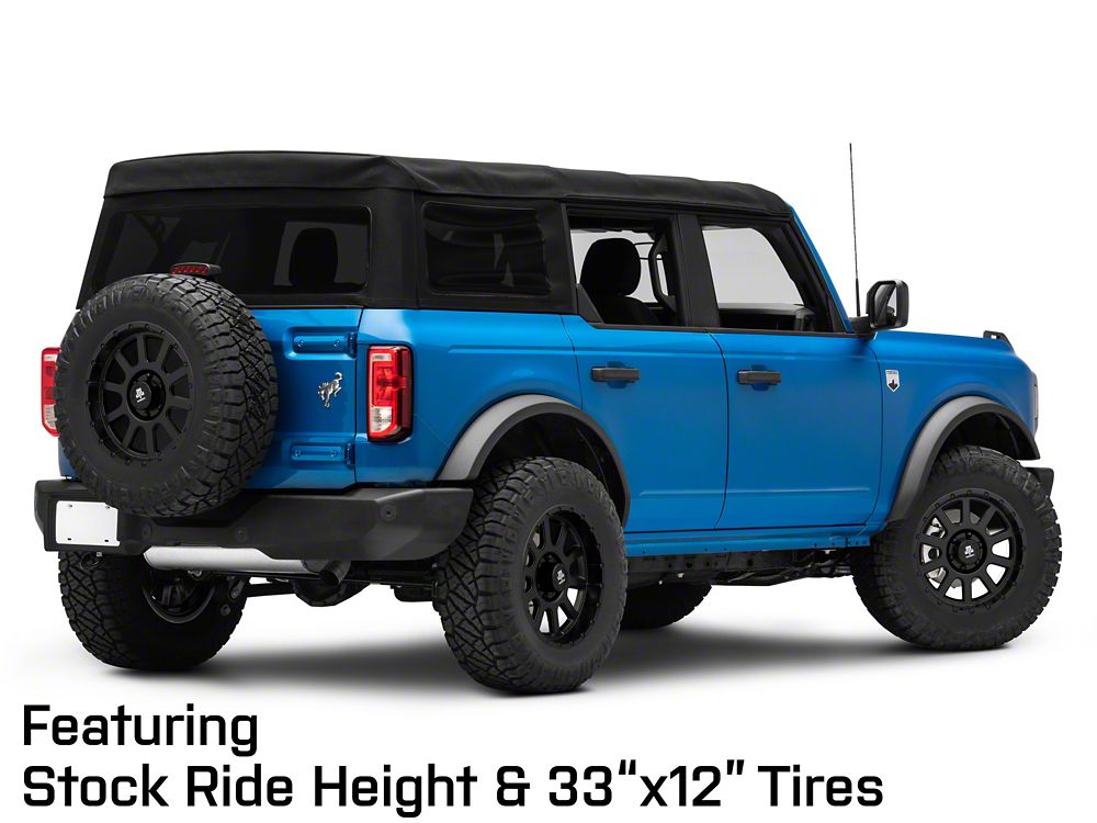 Mammoth 10 Hole Matte Black 6-Lug Wheel; 18x9; 0mm Offset (22-25 Bronco Raptor)