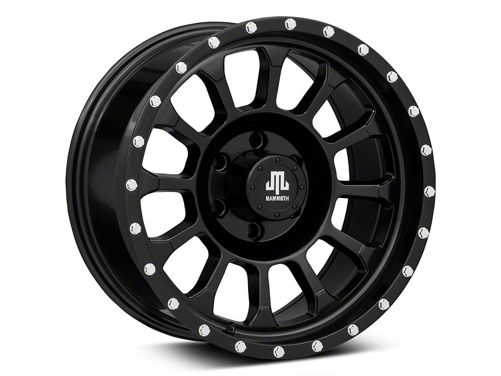 Mammoth 12-Hole Satin Black 6-Lug Wheel; 18x9; 0mm Offset (22-25 Bronco Raptor)