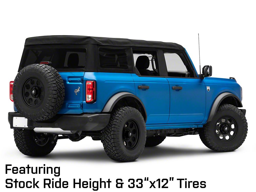 Mammoth 8 Aluminum Matte Black 6-Lug Wheel; 17x9; -6mm Offset (22-25 Bronco Raptor)