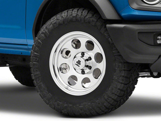 Mammoth 8 Aluminum Polished 6-Lug Wheel; 17x9; -6mm Offset (22-25 Bronco Raptor)