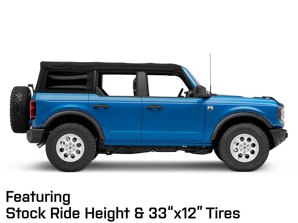 Mammoth 8 Aluminum Polished 6-Lug Wheel; 17x9; -6mm Offset (22-25 Bronco Raptor)