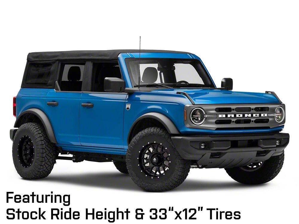 Mammoth Beadlock Mesh Matte Black 6-Lug Wheel; 17x9; -12mm Offset (22-25 Bronco Raptor)