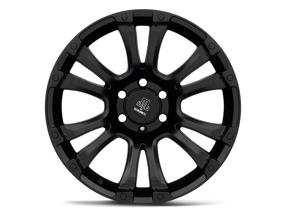 Mammoth Madness Matte Black 6-Lug Wheel; 20x9; 0mm Offset (22-25 Bronco Raptor)