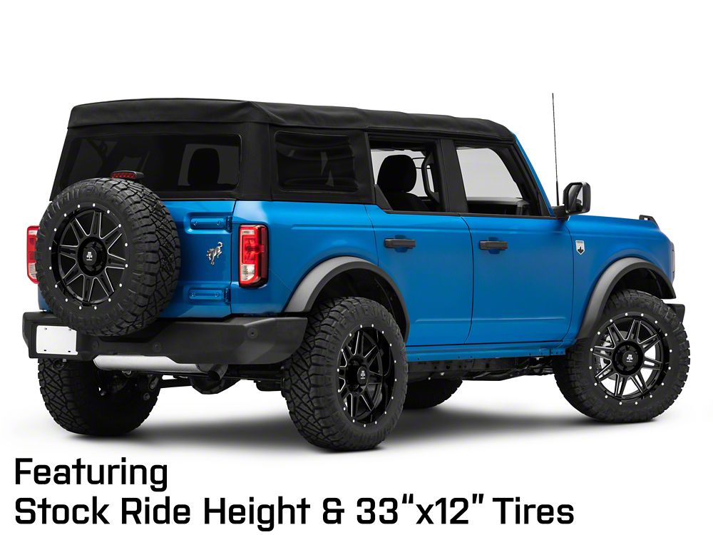 Mammoth Revolver Gloss Black Machined 6-Lug Wheel; 20x9.5; -6mm Offset (22-25 Bronco Raptor)