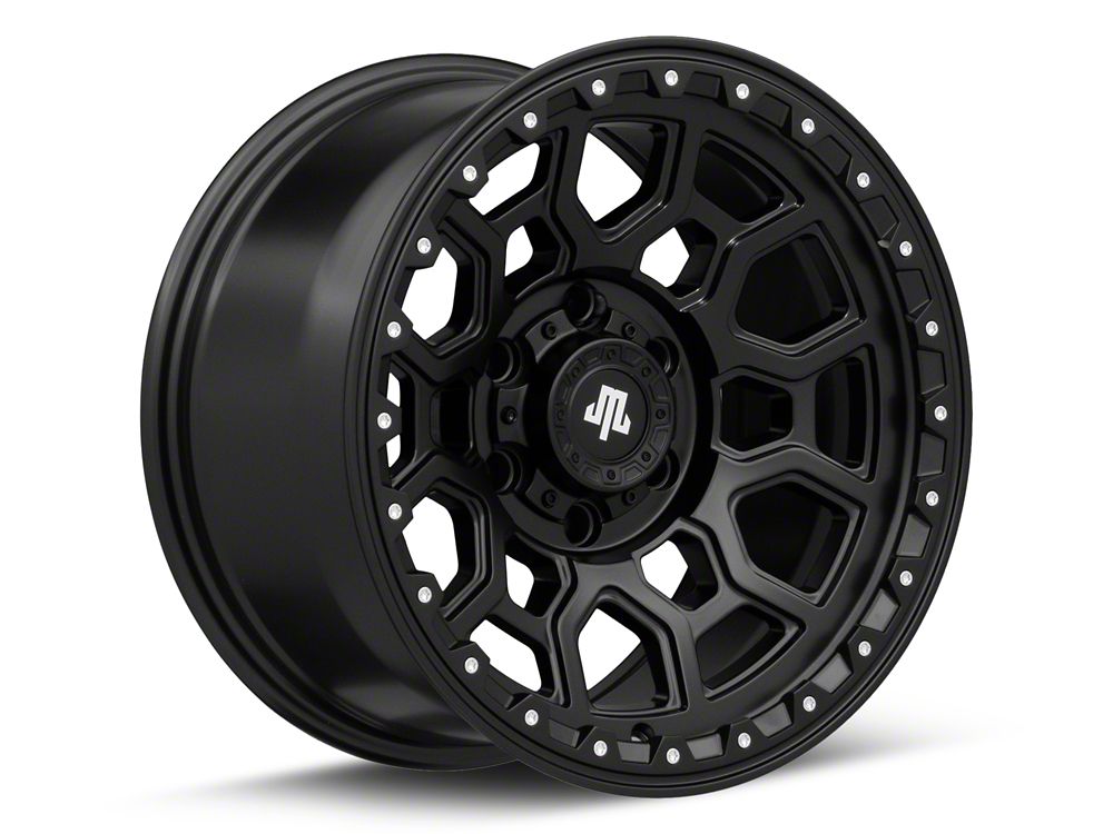 Mammoth Hunter Satin Black 6-Lug Wheel; 17x9; 0mm Offset (21-25 Bronco, Excluding Raptor)