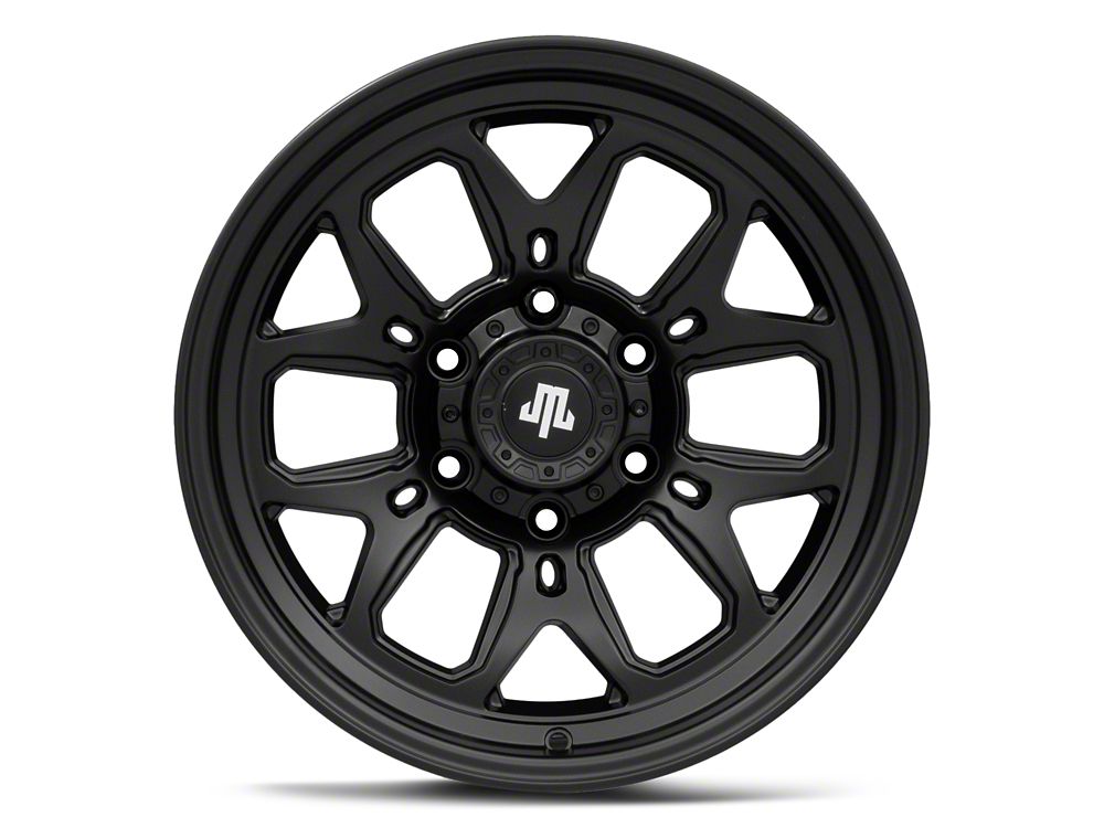 Mammoth Modus Satin Black 6-Lug Wheel; 17x9; 0mm Offset (21-25 Bronco, Excluding Raptor)