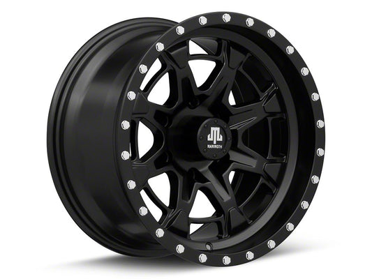 Mammoth Split 16 Satin Black 6-Lug Wheel; 17x9; -12mm Offset (21-25 Bronco, Excluding Raptor)