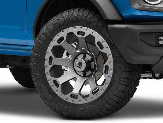 Mammoth Synister Charcoal 6-Lug Wheel; 20x9; -6mm Offset (22-25 Bronco Raptor)