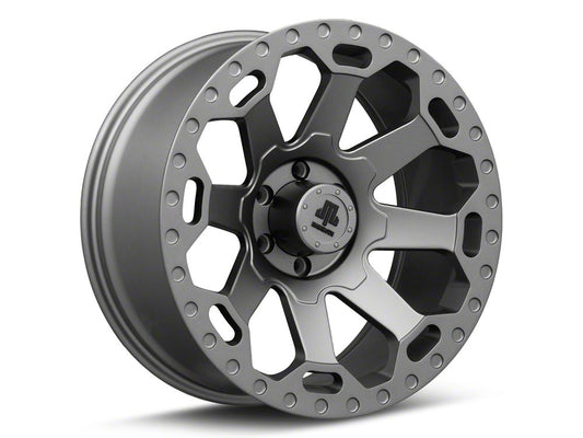 Mammoth Synister Charcoal 6-Lug Wheel; 20x9; -6mm Offset (22-25 Bronco Raptor)