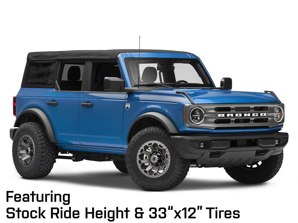 Mammoth Synister Charcoal 6-Lug Wheel; 17x8.5; 0mm Offset (21-25 Bronco, Excluding Raptor)