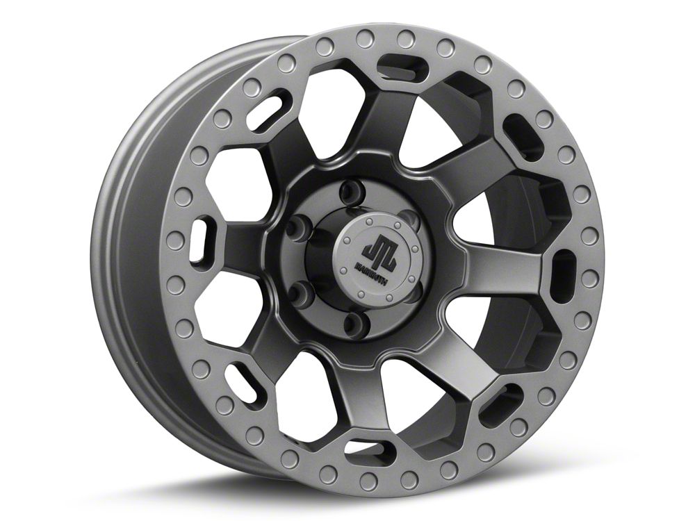 Mammoth Synister Charcoal 6-Lug Wheel; 17x9; -6mm Offset (21-25 F-150)