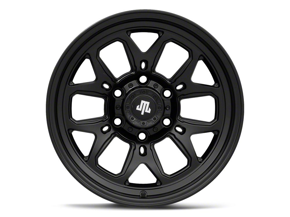 Mammoth Modus Satin Black 6-Lug Wheel; 17x9; 0mm Offset (24-25 Ranger)