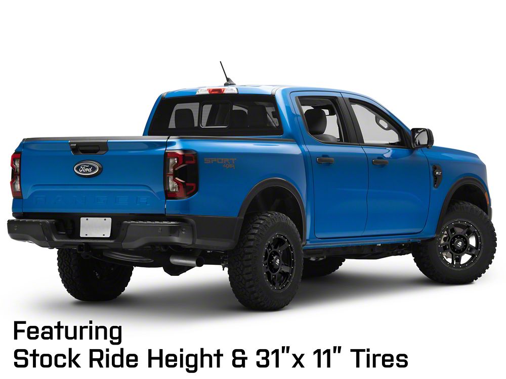 Mammoth Cliff Hanger Matte Black 6-Lug Wheel; 17x8.5; 0mm Offset (24-25 Ranger)